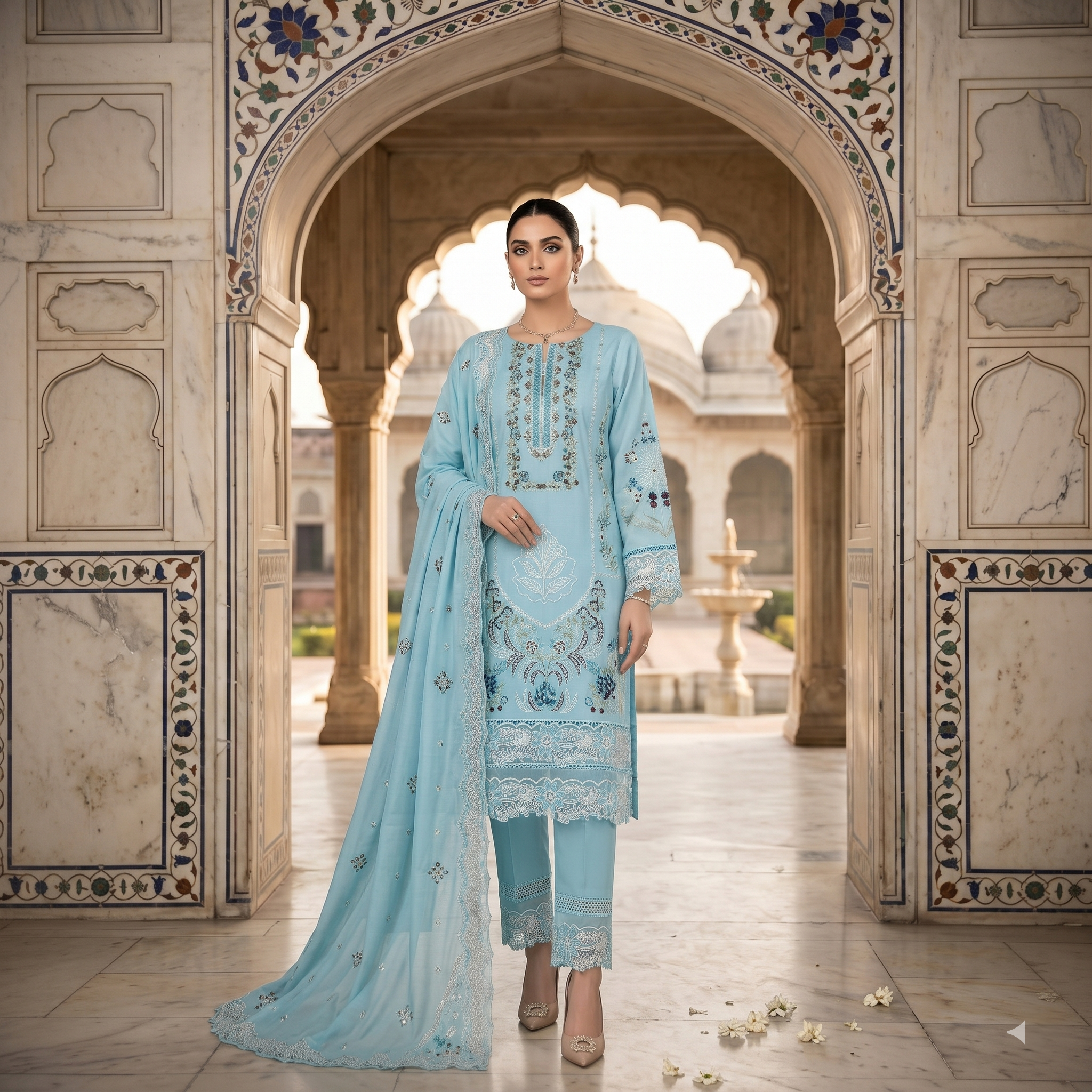 Gul Zahra Lawn – Vol.618
